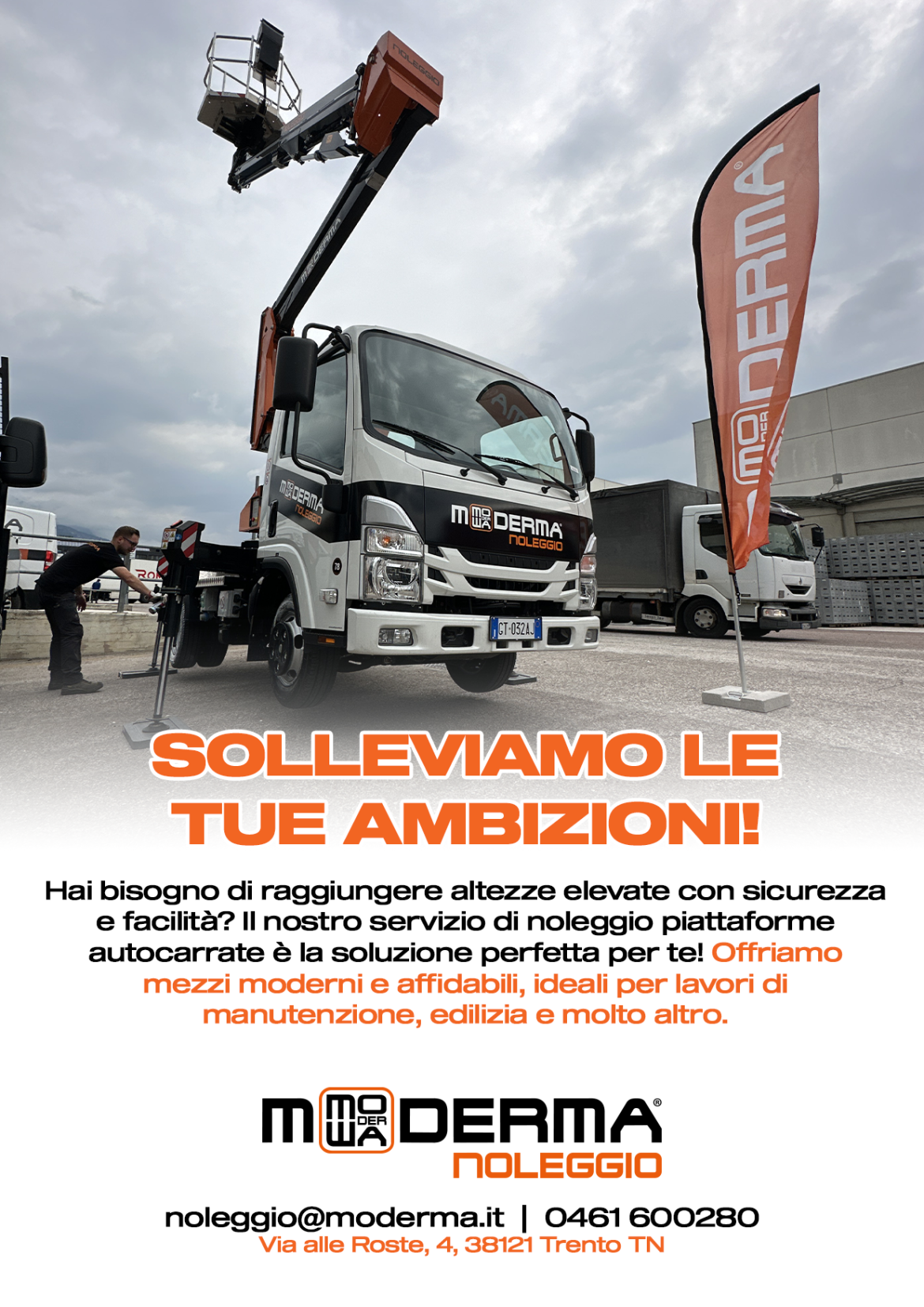 Piattaforma aerea autocarrata
